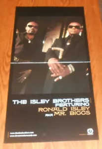 The Isley Brothers Eternal Poster 2-seitig flach 2001 Promo 12x24 R&B - Bild 1 von 3
