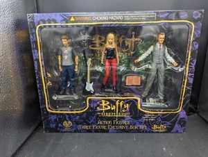 Buffy the Vampire Slayer Action Figures Set Oz Giles Moore Collectibles - Picture 1 of 3