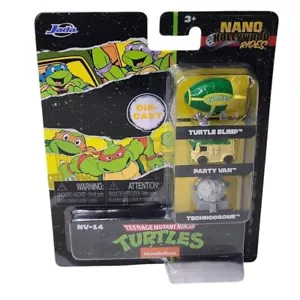 Teenage Mutant Ninja Turtles Nano Hollywood Rides Die Cast dirigibile furgone tecnodromo - Foto 1 di 7