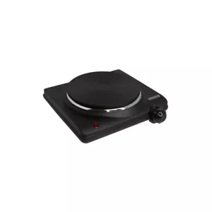 Single Electric Hot Plate, Compact and Easy to Use, Black - Picture 1 of 9