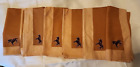 VINTAGE NOS  Marble Canyon Set of 6 Napkins Horse Western Cowboy -New old Stock