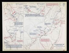 West Point Map US Revolutionary War Battle Germantown Brandywine Valley Forge PA
