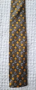 Vintage Emilio Pucci Necktie Silk Skinny Square End Italian Del Soldato Bardi - Picture 1 of 4