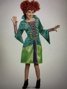 Disney's Hocus Pocus Wini Deluxe Girls Halloween Costume Large (10-12) / New - Picture 1 of 11