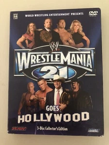 WWE WrestleMania 21 (2005) Goes Hollywood DVD DISC 3 ONLY & Collectors Case - Imagen 1 de 6