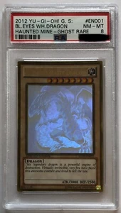 Blue-Eyes White Dragon GLD5-DE001 Yu-Gi-Oh! Gold Series Haunted Mine NM-MT PSA 8 - Bild 1 von 3