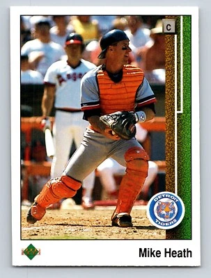 Mike Heath 1989 Upper Deck #654 Detroit Tigers - Image 1 of 2
