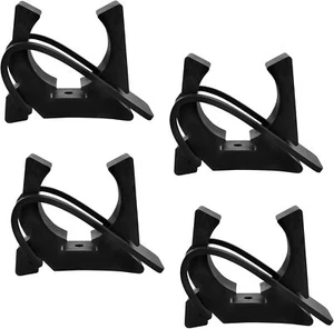 Boat Hook Holder, Black Rubber Quick Release Pole/Oar Holders For Tools - Picture 1 of 7