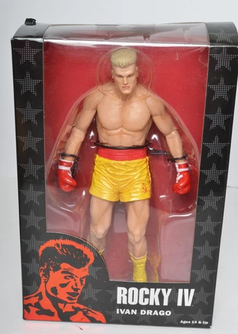 ROCKY IV 4 Ivan Drago (Yellow Trunks) 7" Action Figure NECA NEW MUST READ !!! Cover