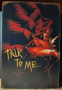 TALK TO ME Tin Sign 8x12 Wall Art Acclaimed 2023 A24 Horror Movie Sophie Wilde - Picture 1 of 2