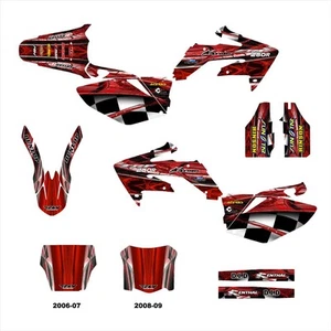 CRF 250 R graphics deco for Honda 250R 2004 2005 2006 2007 2008 2009 NO2001 Red - Picture 1 of 3