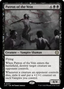 Magic The Gathering Patron of the Vein - The Lost Caverns of Ixalan Commander #207 - Imagen 1 de 1