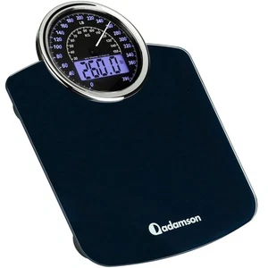 Adamson Hybrid 2-in-1 Analog & Digital Waage für Körpergewicht bis blau - Bild 1 von 7