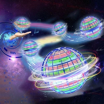 MARKENLOS Flying Orb Hover Ball LED Fly Orb Hoverball Kugelform Bumerang fliegender Spin~！