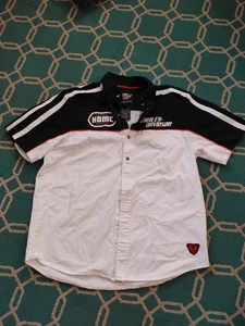 Harley-Davidson HDMC Black & White Burron Down SS Shirt Gr. XL - Bild 1 von 6