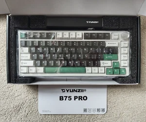 YUNZII B75 Pro Mechanical Keyboard 75% Wireless, Gasket, Hot-Swap - Picture 1 of 5