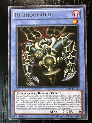 Relinquished - LP - LCYW-EN113 - Unlimited - Rare - Yu-Gi-Oh! TCG - Image 1 of 2