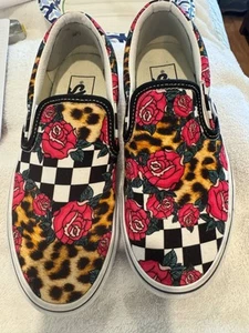 Vans Slip-On Sneakers – Women’s Size 5 – Rose Cheetah Print - Picture 1 of 10