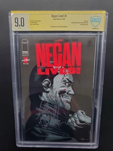 The Walking Dead Negan Lives! #1 Comic signiert Schauspieler Jeffrey Dean Morgan CBCS 9.0 - Bild 1 von 21