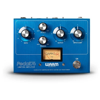 Warm Audio Pedal76 All-Analog Transformer-Balanced FET Compressor Pedal LE Blue - Image 1 of 3