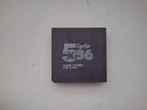 Cyrix 5x86-100GP 5x86 030-3.45V 100MHz vintage CPU GOLD - Picture 1 of 2