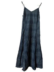 Vestido a cuadros azul y blanco sin mangas Old Navy para mujer talla XS - Imagen 1 de 8