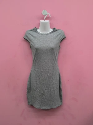 Victoria Secret Pink All Day Soft Ribbed Bodycon Dress Small Medium Heather Gray - Image 1 of 4