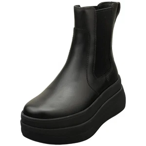 FitFlop F-MODE Chelsea Boots Femme Noir - Picture 1 of 8