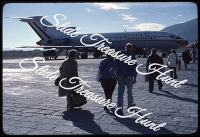 Grifo Boeing 727 Avión Arequipa Perú Aeropuerto 35mm Diapositiva Años 70 Kodachrome Foto 1 de 3