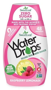 SWEET LEAF - WaterDrops, Raspberry Lemonade - 1.62 fl. oz. (48 ml) - Picture 1 of 2