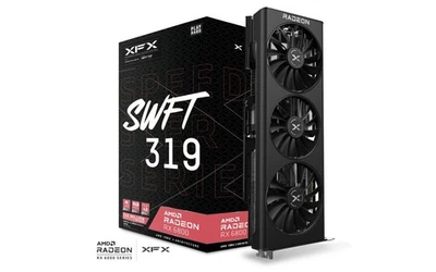 AMD Radeon RX6800 XFX Speedster SWFT 319 16GB VRAM GDDR6 RDNA 2 Scheda Video GPU - Immagine 1 di 4