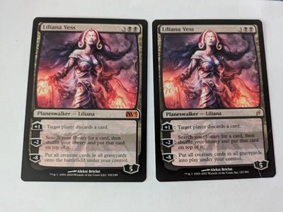 2 English Liliana Vess Lorwyn MTG NM Free shipping with tracking - Image 1 of 2