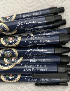 JOE BIDEN STIFT 9 BLAU mit ADLER SIEGEL PRÄSIDENT SIGNATUR DEMOKRAT KAMALA HARRIS Neu - Bild 1 von 17