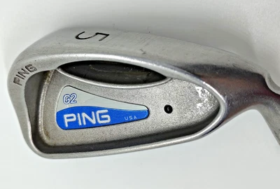 PING G2 5 HIERRO PUNTO NEGRO PARA HOMBRE VARILLA DE ACERO DERECHA 37,75" AGARRE ORGULLO GOLF Foto 1 de 4