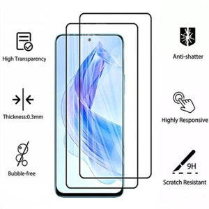 For Honor 90 Lite 5G Clear Full Coverage Tempered Glass Screen Protector - Zdjęcie 1 z 6