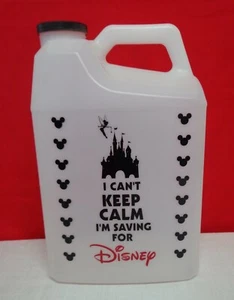 Upcycled Jumbo Disney/Money/Coin Bank - Non riesco a mantenere la calma sto risparmiando per Disney" - Foto 1 di 4