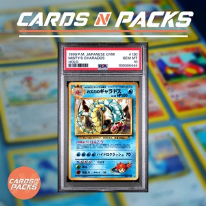 Carte Pokemon Misty's Gyarados 130 Gym Heroes Japanese Japonais PSA 10 MINT 🇯🇵 - Photo 1/2
