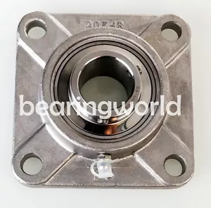 High Quality 1-3/4" Stainless Steel 4-Bolt Flange Bearing SUCSF209-28 - Picture 1 of 1