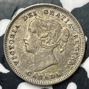 1900 Canada 5 Cents Lot#T2261 Silver! Nice! - Picture 1 of 2