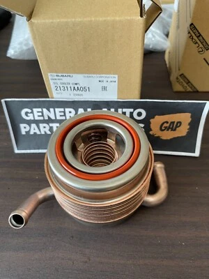 Genuine Subaru OEM Impreza WRX STI Legacy Outback EJ205 EJ255 Oil Cooler Turbo - Image 1 of 4