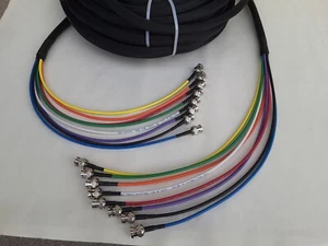 6 FT 8 Channel Snake Belden 1855A HD-SDI Mini RG59 Video Cable 6GHZ BNC Male - Picture 1 of 4