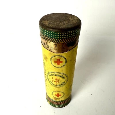 Vintage Johnson & Johnson mustard plaster tin & Lid See Pictures - Image 1 of 4