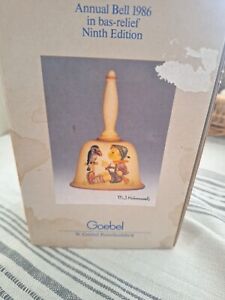 New Listing1986 Vintage Annual Bell by Goebel M.J. Hummel 9th Edition West Germany