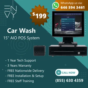 15" Touchscreen Kassenkasse Kassensystem für Autowaschanlagen - Bild 1 von 15