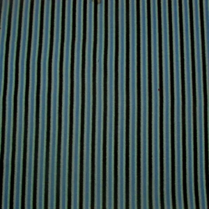 CLOTH polyester striped stretch rem  2 blues w/black 18x66" (sew rm bx5) - Picture 1 of 1
