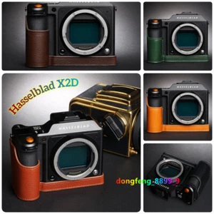For Hasselblad X2D Camera Case Genuine Leather Cowhide Protective Handmade Gifts - Picture 1 of 28
