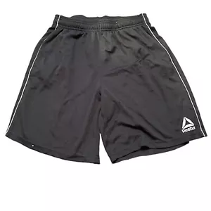 Pantaloncini sportivi da uomo Reebok neri con coulisse in vita - Foto 1 di 5