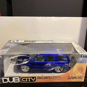Jada Toys Dub City Big Ballers Cadillac Escalade Blue 1/18 Scale Diecast NEW - Picture 1 of 5
