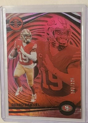 2023 ILLUSIONS DEEBO SAMUEL TROPHY COLLECTION  /125 49ER WR #90 - Image 1 of 4
