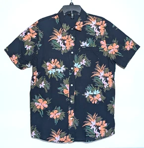 Men's Volcom Short Sleeve Printed Button Up Shirt Size L - Picture 1 of 9